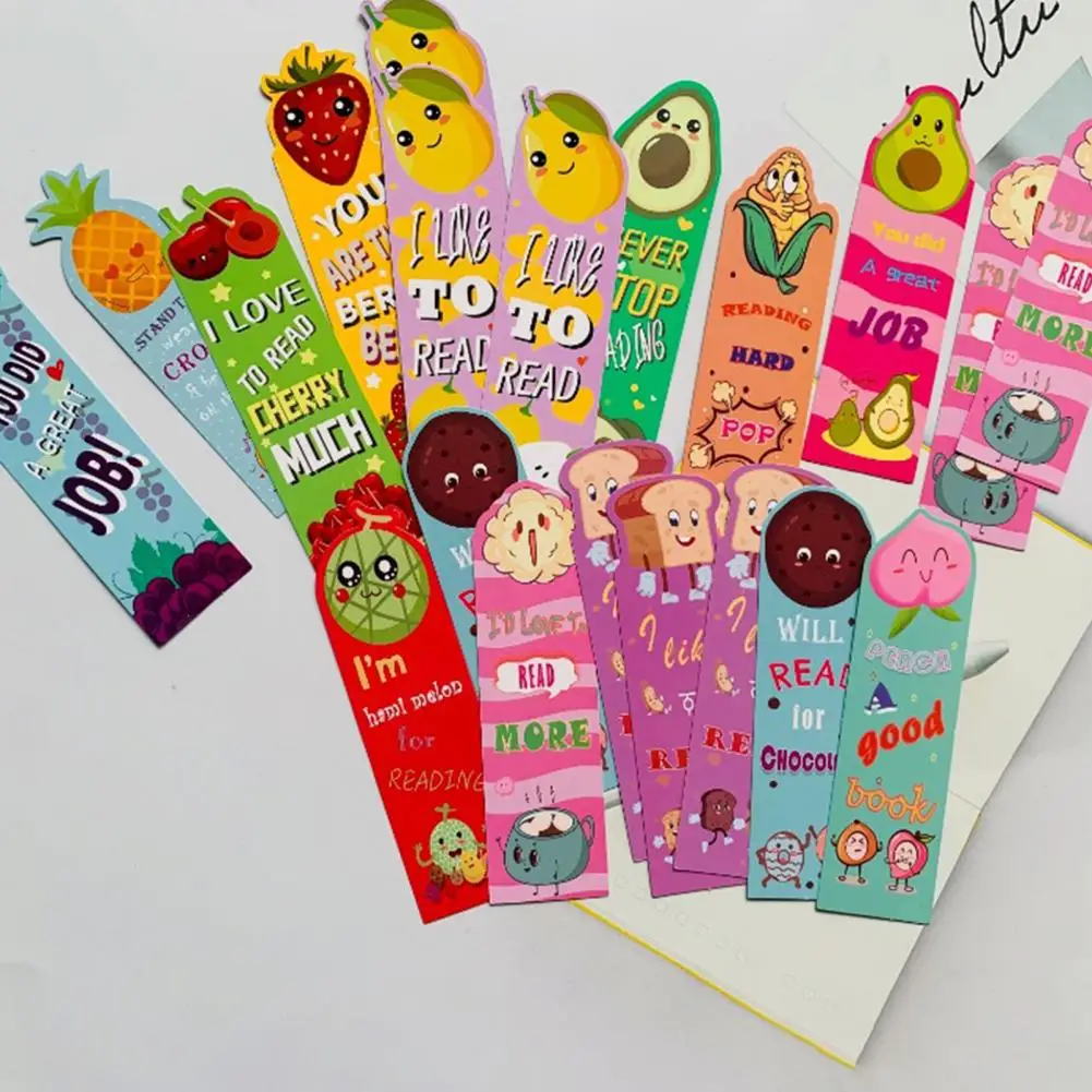 

Fun Colorful Bookmarks Fruit-themed Scented Bookmarks Encouraging Reading with Long-lasting Scents for Kids Students for Kids