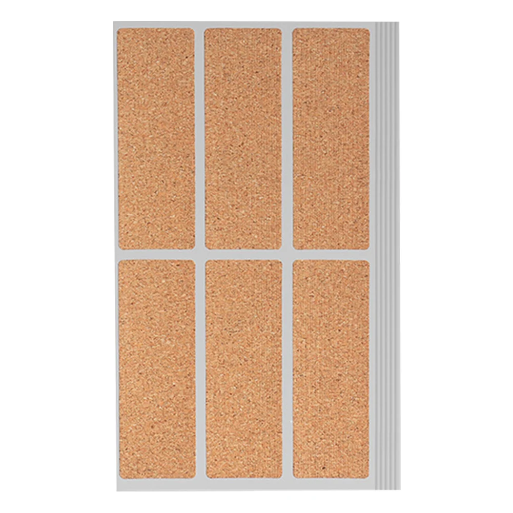 Classification Label Self Adhesive Biscuit Bag Seal Sticker Cork Wooden Label Sticker Spice Container Tags for Jars Box