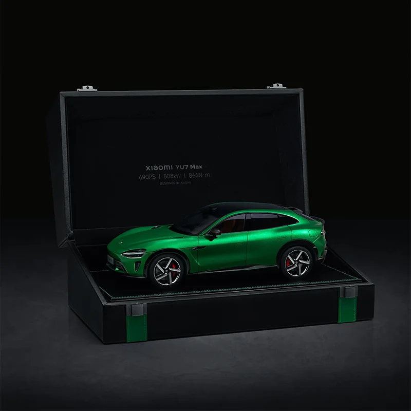 New In Stock Original Factory 1:18 Xiaomi Yu7 Alloy
