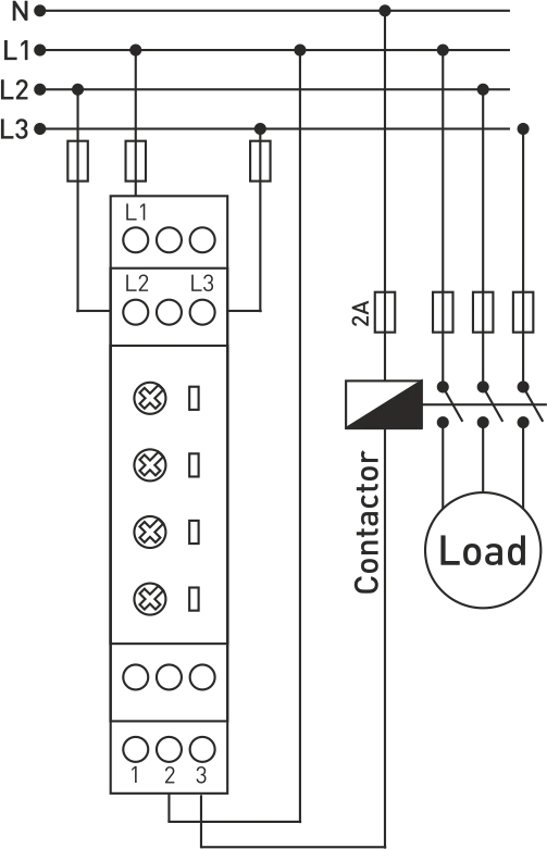 Description Picture 4 of itemSamwha-Dsp GKV-13,GKV-13F 3*380VAC Non-Neutual Three-Phase Under&Over Voltage Phase Sequence Relay