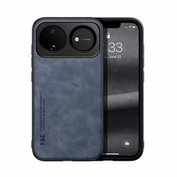 Magnetic Luxury Skin - Feel PU Leather Phone Case with Built - in Metal Plate for Huawei nova 16 (Blue)