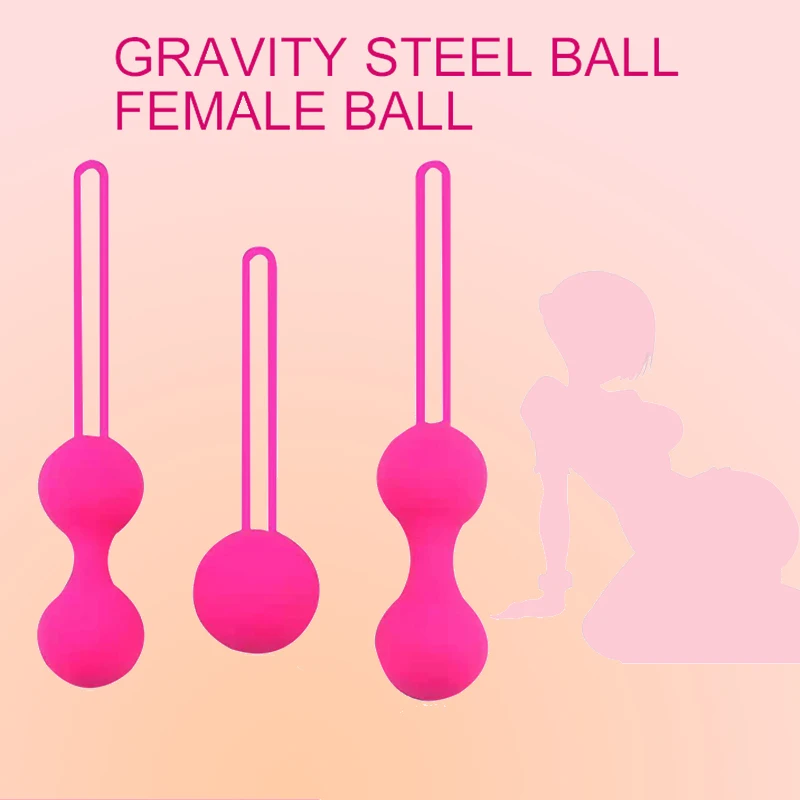 1Set Of Silicone Vaginal Massager, Kegel Vaginal Training Ball, Can Be Used For Tightening-Adult female Sex Toy