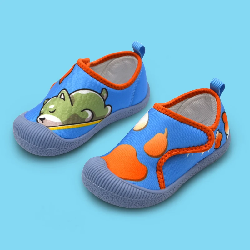 Spring Kids Sneakers Indoor Casual Shoes Children Elastic Soft Sole Slip-on Breathable Non-slip Boys Girls Beach |