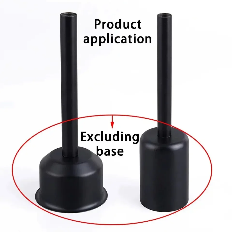 2PCS/lot M10*1 Inner Screw Tube Hollow Straight Rod Light Metal Accessory Connecting Tooth Tube led lamp accessories