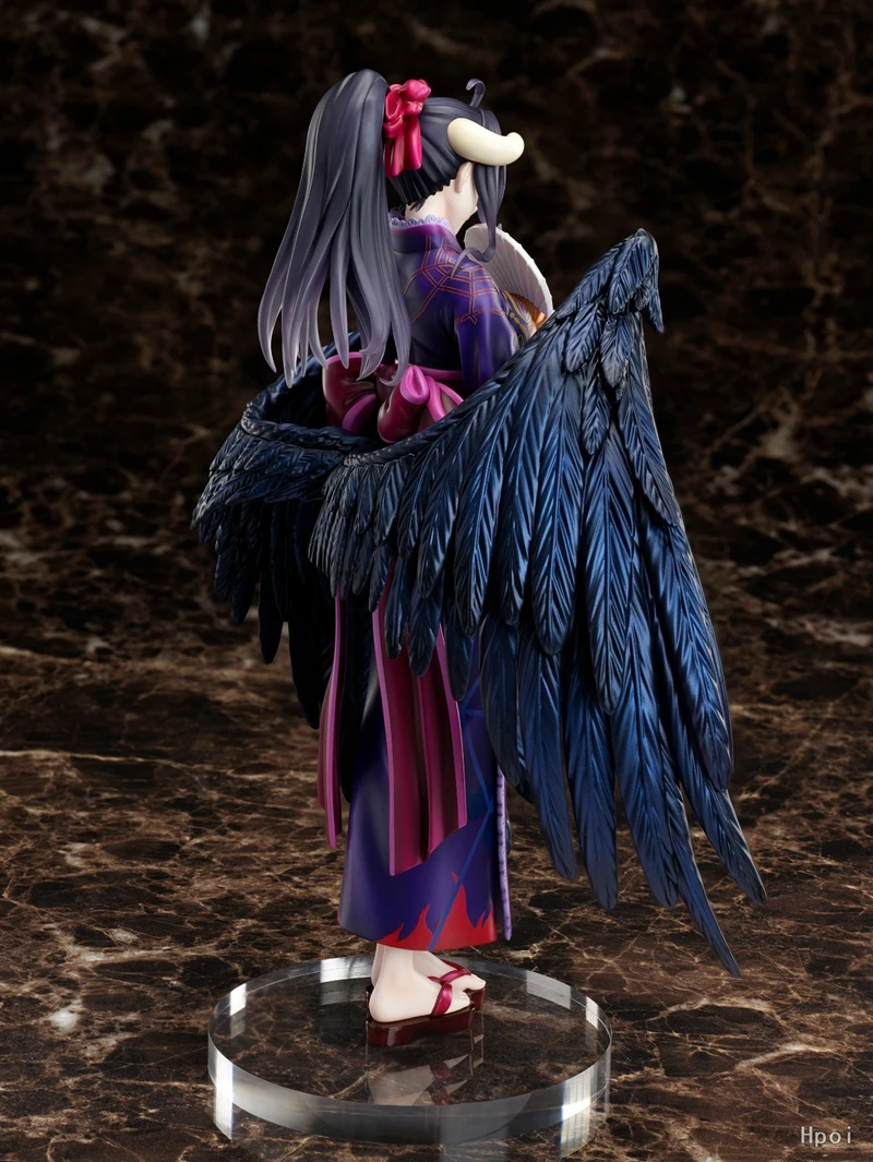 28cm japão anime personagens ssf design coco overlord albedo figura  bidimensional bonito menina garagem kit brinquedos