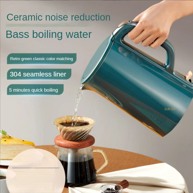 1.7L Electric Kettle Cordless Ceramic Kettle Household Kitchen Quick  Heating Electric Boiling Tea Pot Sonifer - AliExpress