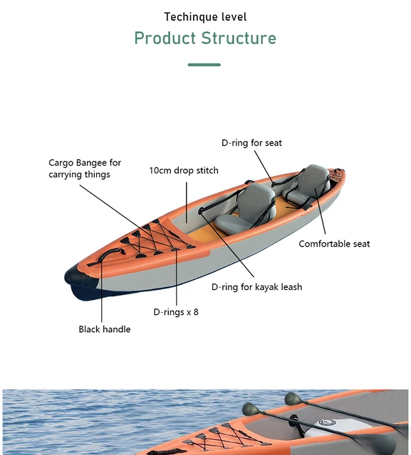Inflatable Kayak 2 Person, Inflatable Kayak Double