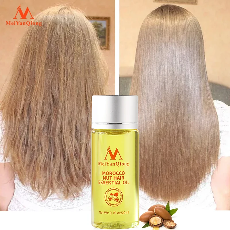 Morocco Hair Growth Nut Essential oil Prevent Hair Loss Remove oil