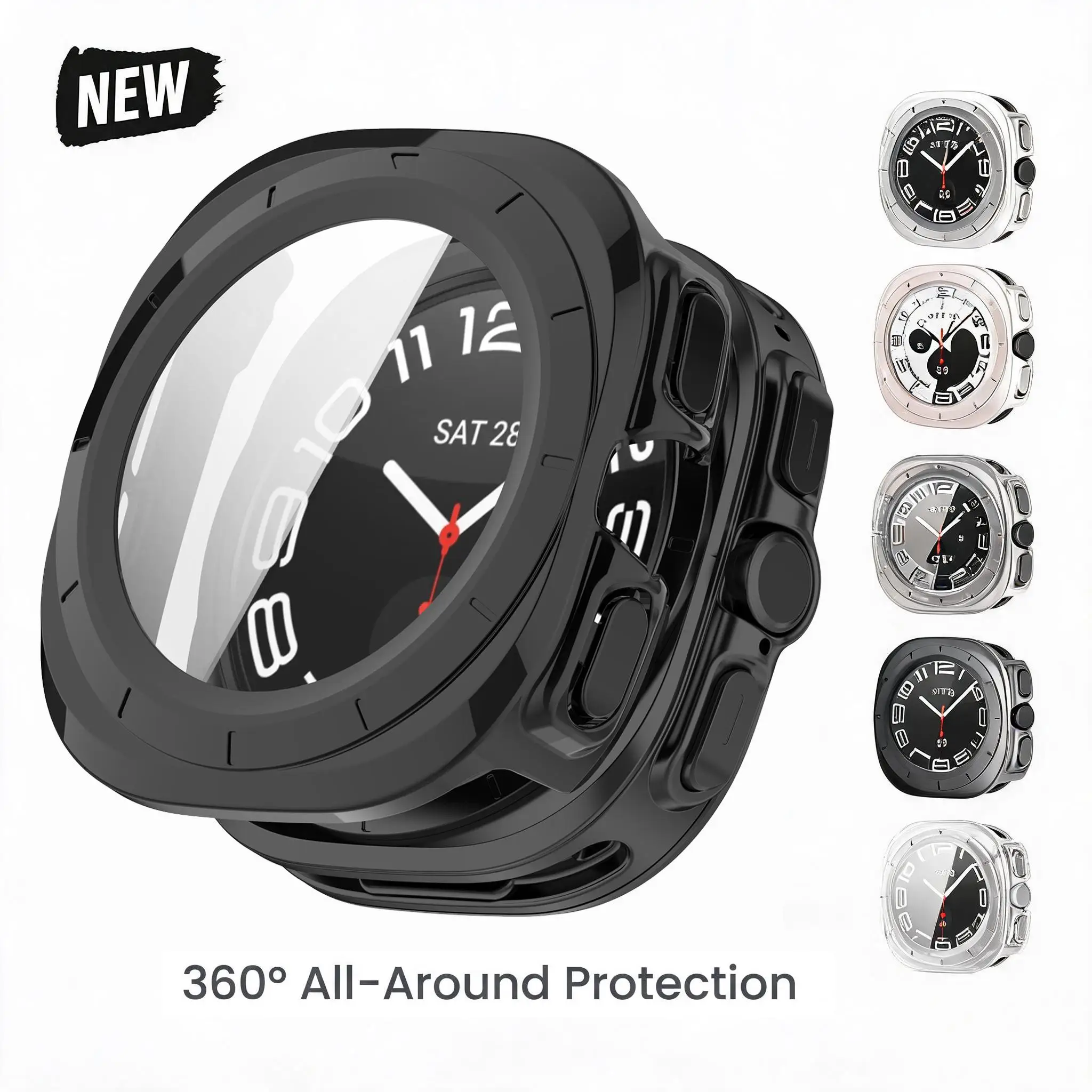 Full Coverage Protective Case with Clear Screen Protector