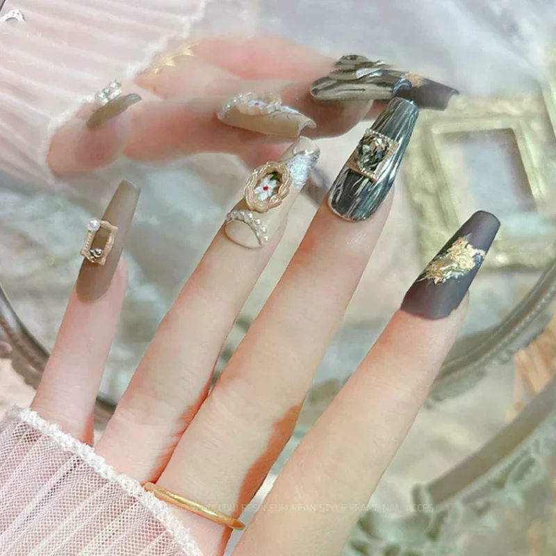 Mini Photo Frame Shape Silicone Nail Mold Nail Stamping Nails DIY Nail Salon Design Stereoscopic Manicure Art Tool