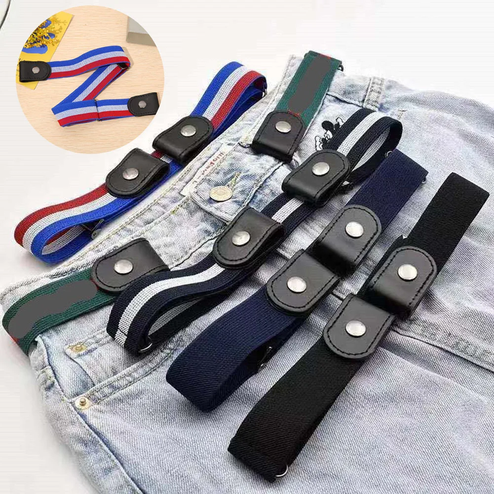 2023 New Belts for Women Buckle Free Waist Jeans Pants No Buckle
