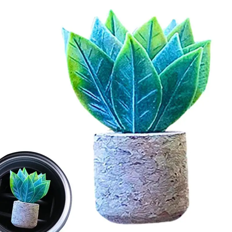

Air Vent Clip Plants Artificial Plants Shape Aromatherapy Vent Car Plant Air Freshener Car Clips For Car Interior Accessories