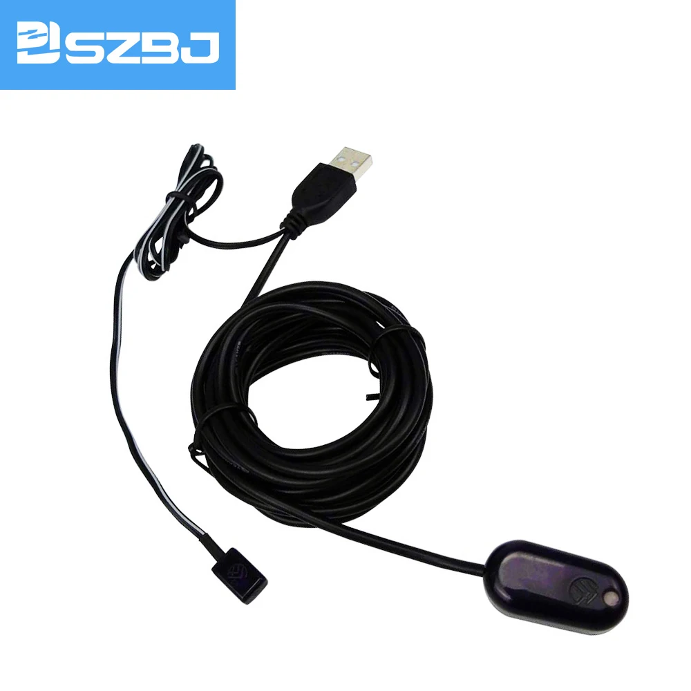 SZBJ Top Quality IR Infrared Emitter Receiver Cable Extender Black IR Remote Control Kit U101A