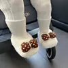Autumn Winter Newborn Baby First Walker Fleece Warm Sneakers Soft Soled Anti-slip Shoes Toddler Cartoon Floor Socks Kids Boots 2