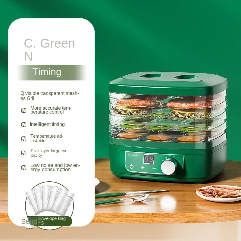 Five Layers Fruit dryer Food dryer Fruit vegetable pet meat food air Small household food EU US