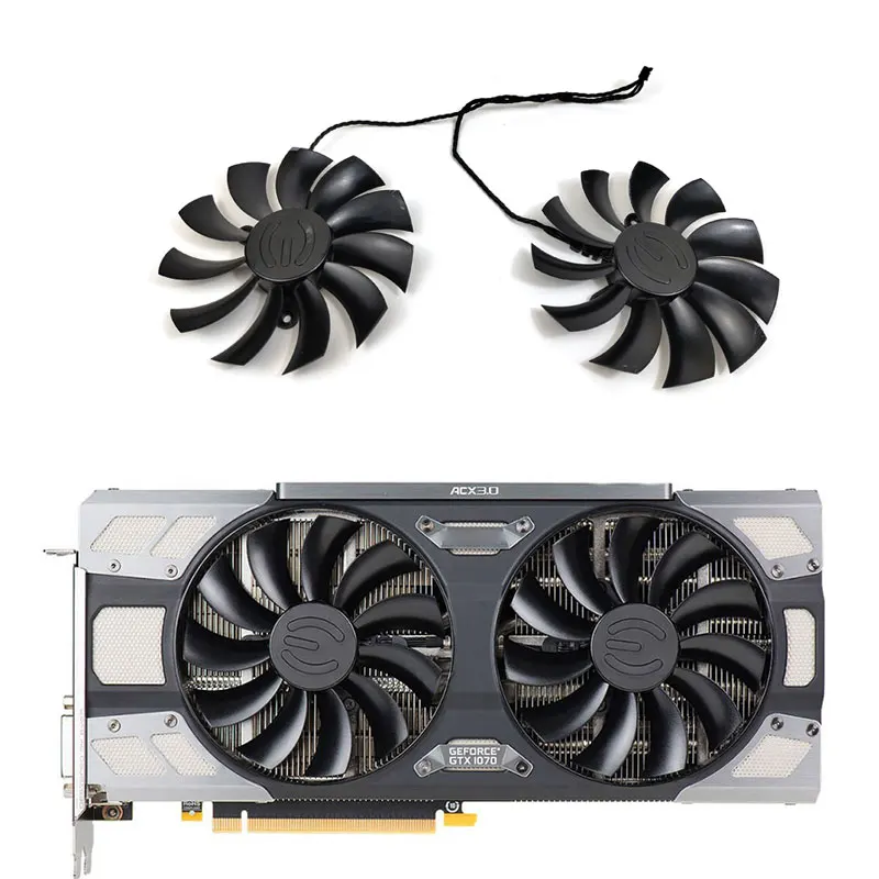 Evga 2 Pz 95Mm 4Pin Muslimex Ventola Di Raffreddamento Dissipatore Di Calore Gtx1080 Ti Gtx1070 Ti Gpu Ventola Per Evga Gtx1080Ti Gtx1070Ti Scheda Gra