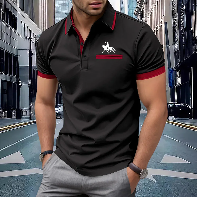 Breathable Summer Casual Polo Shirt 2