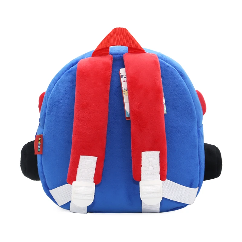 Stereo cartoon car backpack boy girl 2-4 years old kindergarten school bag kids backpack plush backpack 2