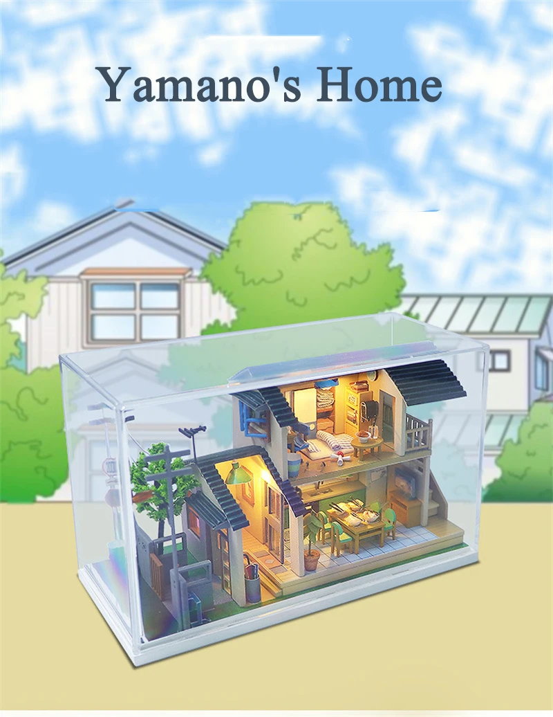 Yamano's Home DIY Miniature Dollhouse Kit
