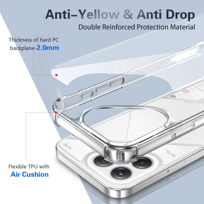 Durable Four-Corner Anti-Fall Clear Protective Case