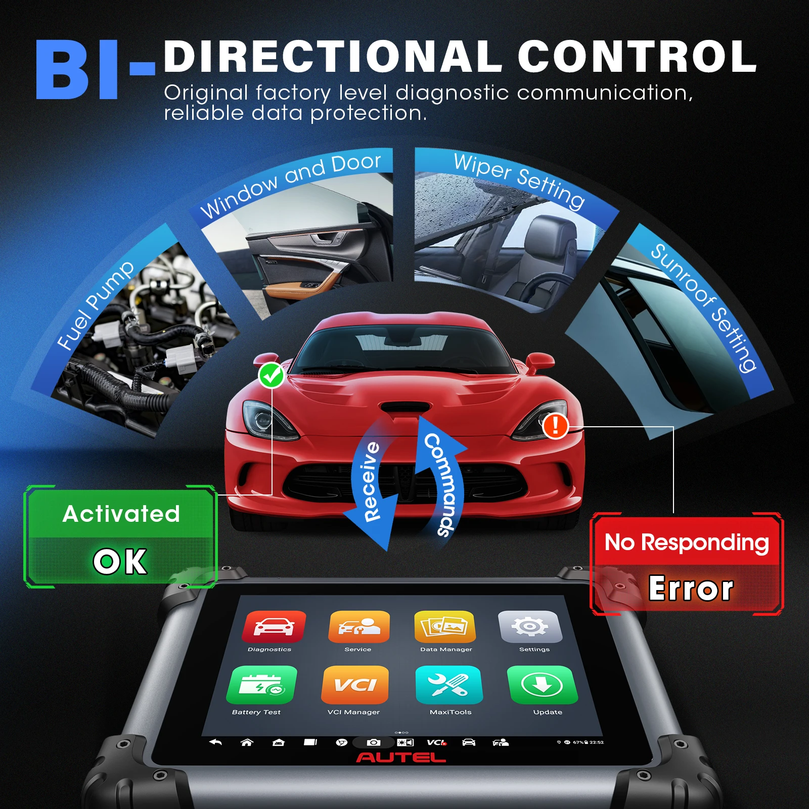 Autel MaxiSys Elite II Pro Scanner New Diagnostic Tools J2534 Reprogramming Tool ECU Coding Auto Scanner