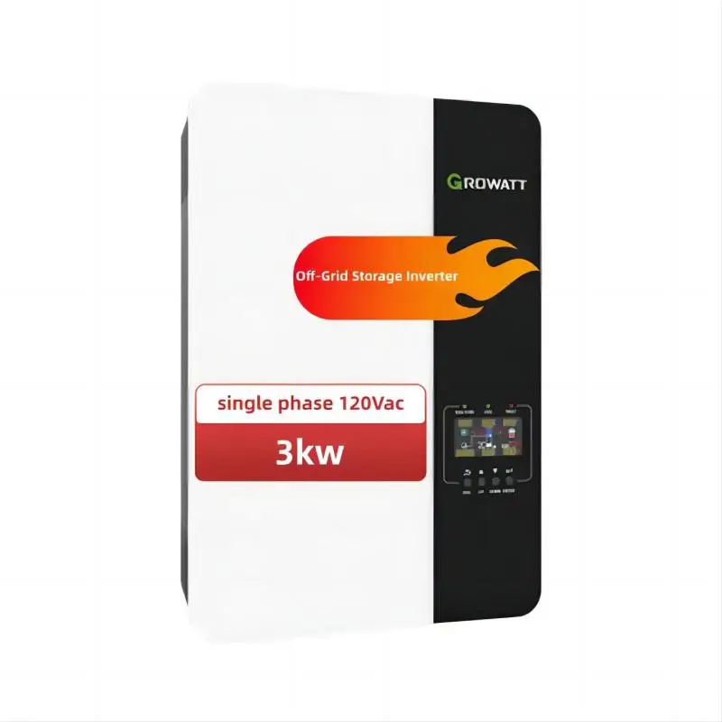 Cina Fabbricazione Growatt 3000W Falowniki Muslimone Phase Inversor Onda Pura Energia Inverter Solare