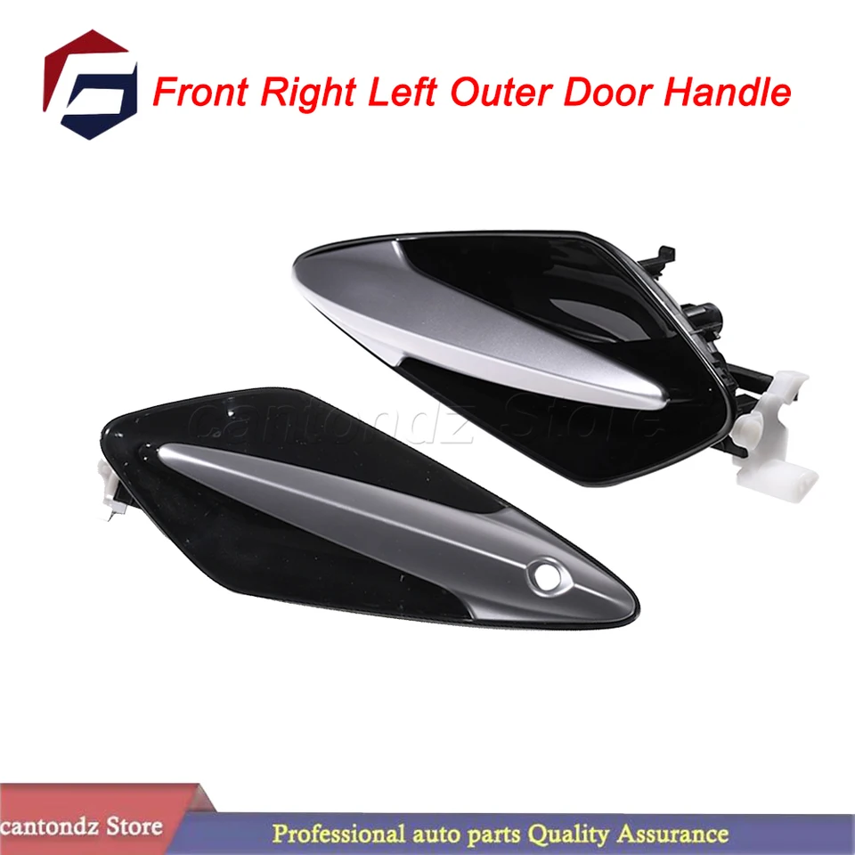 LHD Door Handle Trim Cover ABS Painted Gloss Black Fits 13-19 C117 - View #12