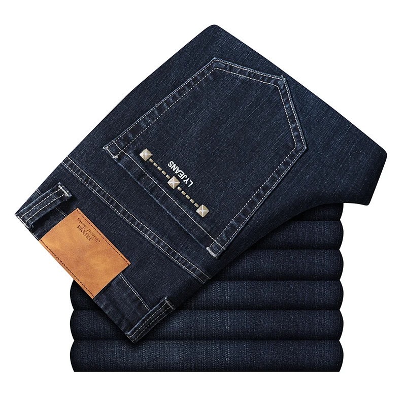Denim Pants Denim Trousers Men Trousers Cargo Jeans y2K vintage Clothes Men's Baggy Pants vetement homme Mens luxury Denim Black Blue Colors Jeans Plus Size 44 46