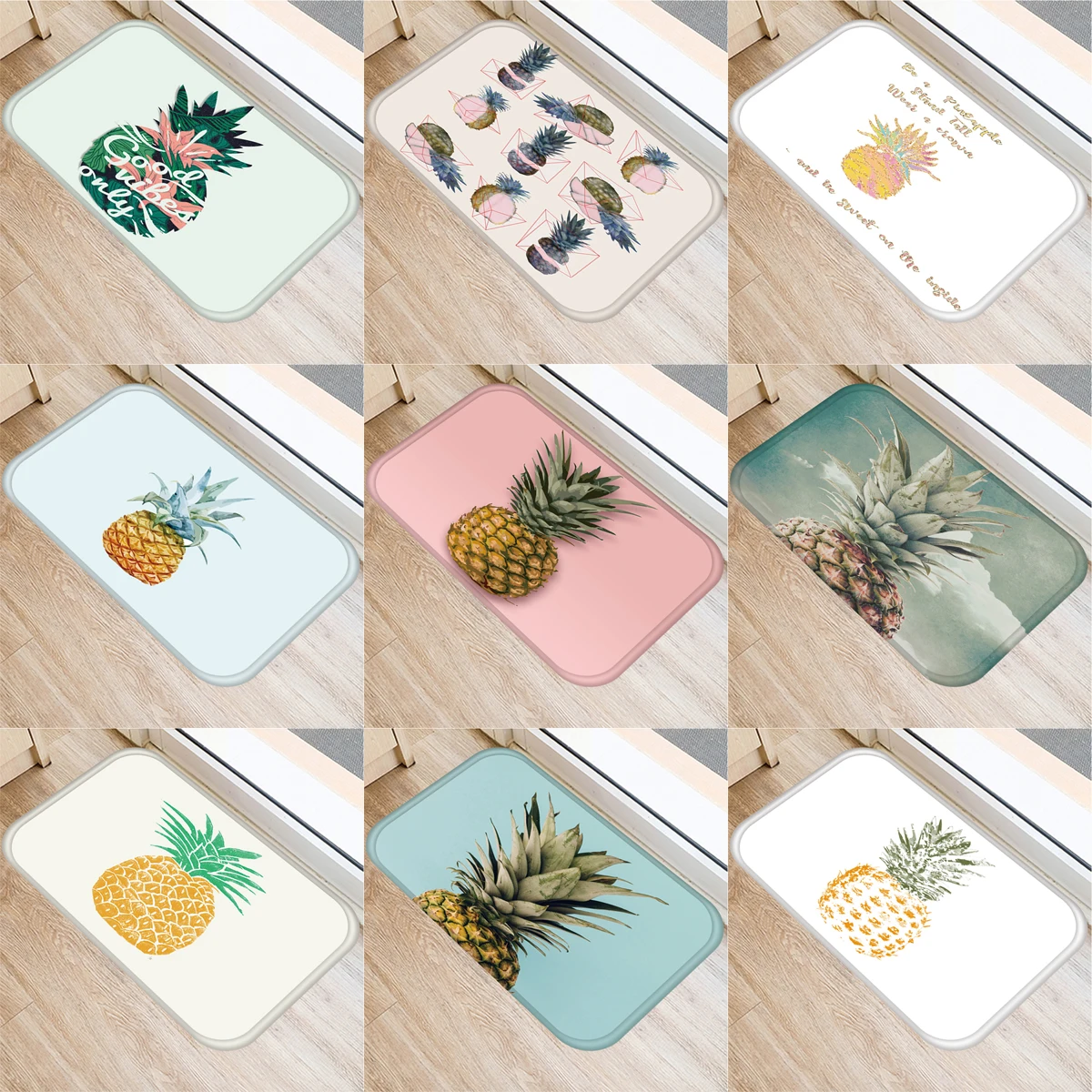 Pineapple Doormat Mean Bath Mats Bathroom Pineapple Pineapple Mat Home Mat