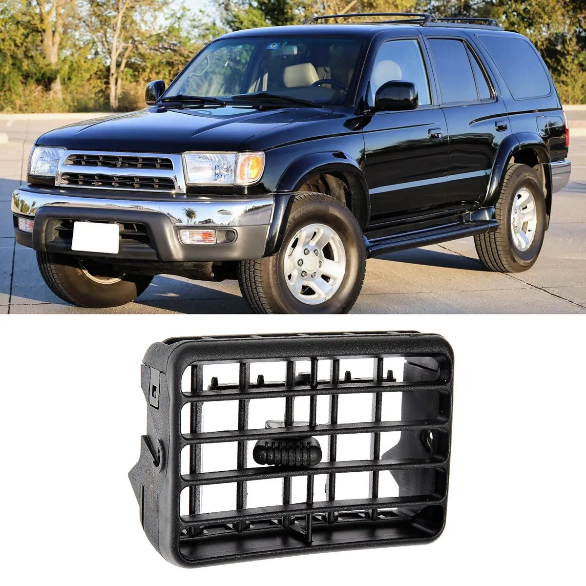 1Pcs Center Dash Heater Vents for 1996-2002 Toyota 4RUNNER Air Grill