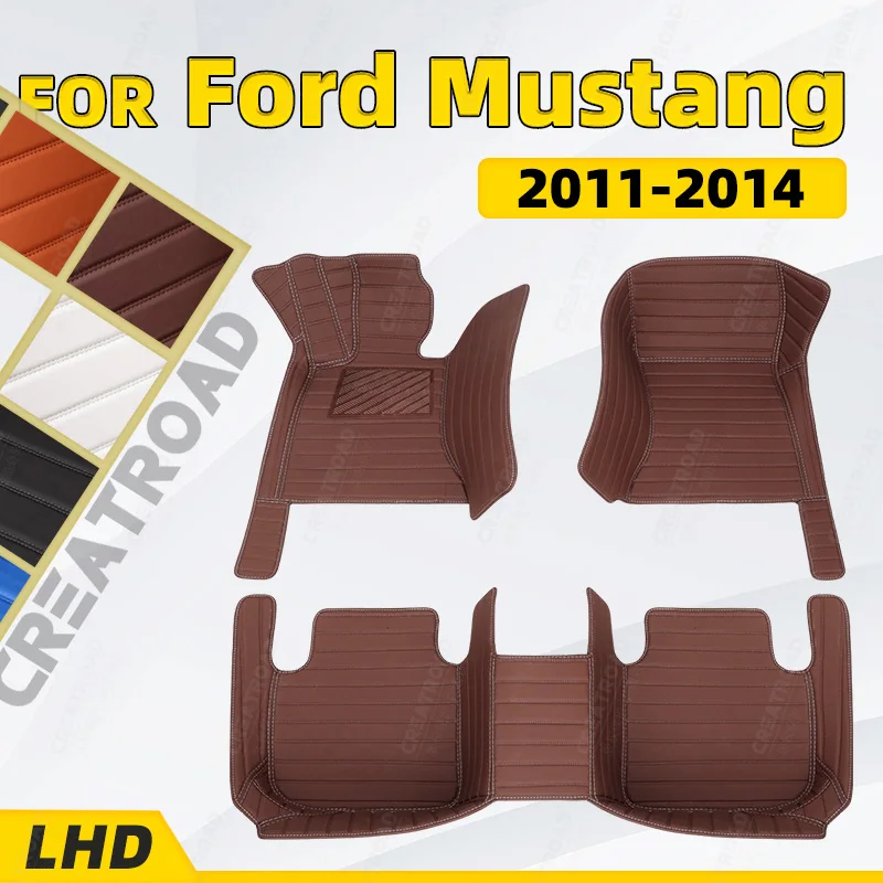 

Автомобильные коврики на заказ для Ford Mustang 2011 2012 2013 2014, автомобильные подкладки для ног, аксессуары для интерьера