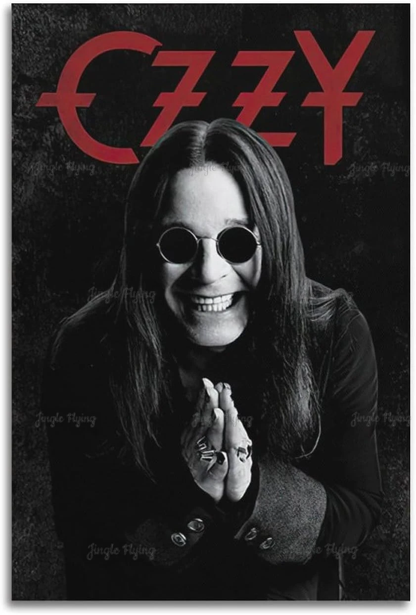 Ozzy Metal Tin Sign Poster Vintage Ozzy Osbourne Rock Music Poster