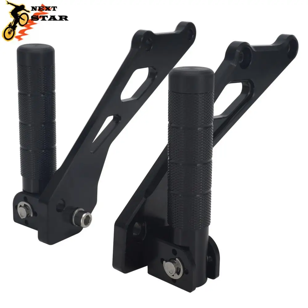 Motorcycle Accessories Motorcycle Footrests Motorcycle Foot Pedals Motorcycle Rear Foot Pegs Pedal Bracket Passenger Footrests for Sur Ron Light Bee X S/X/L1E Segway X260/X160 Electric Dirt Bike