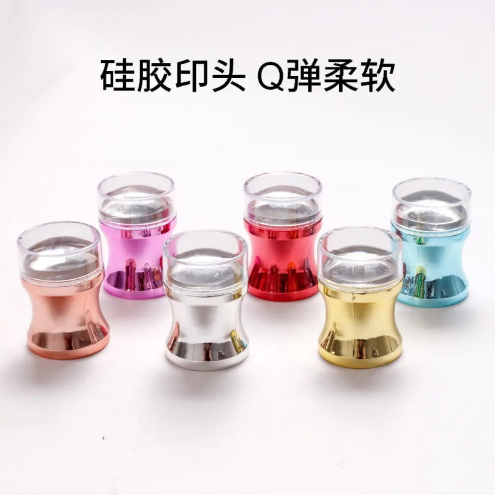 인체공학적 핸들 디자인, 다양한 색상 선택 가능, 전기도금된 금속 전사 스탬프, 전문 네일 살롱 및 상업용