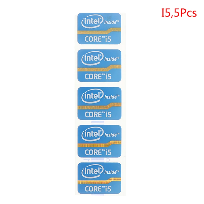 第4世代の第4世代Intel Core i3/i5/i7のロゴ付きミニステッカー