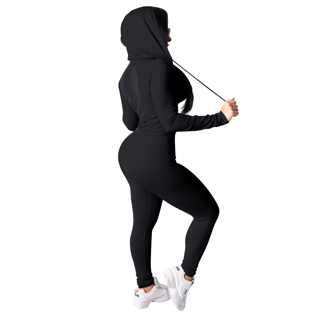 

Streetwear Fall 2022 Two Piece Set Women Outfits Matching Sets Hoodies Leggings Women Sweatsuit Ladies Tracksuit Female