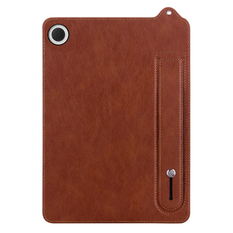 Premium PU Leather Stand Case with Hand Strap