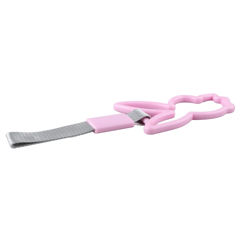 JDM Rabbit Racing Tsurikawa Ring Train Bus Handle Universal Drift Anime Car Modified Handle Nylon Strap For Car Warning car accessories strap car decoration strap