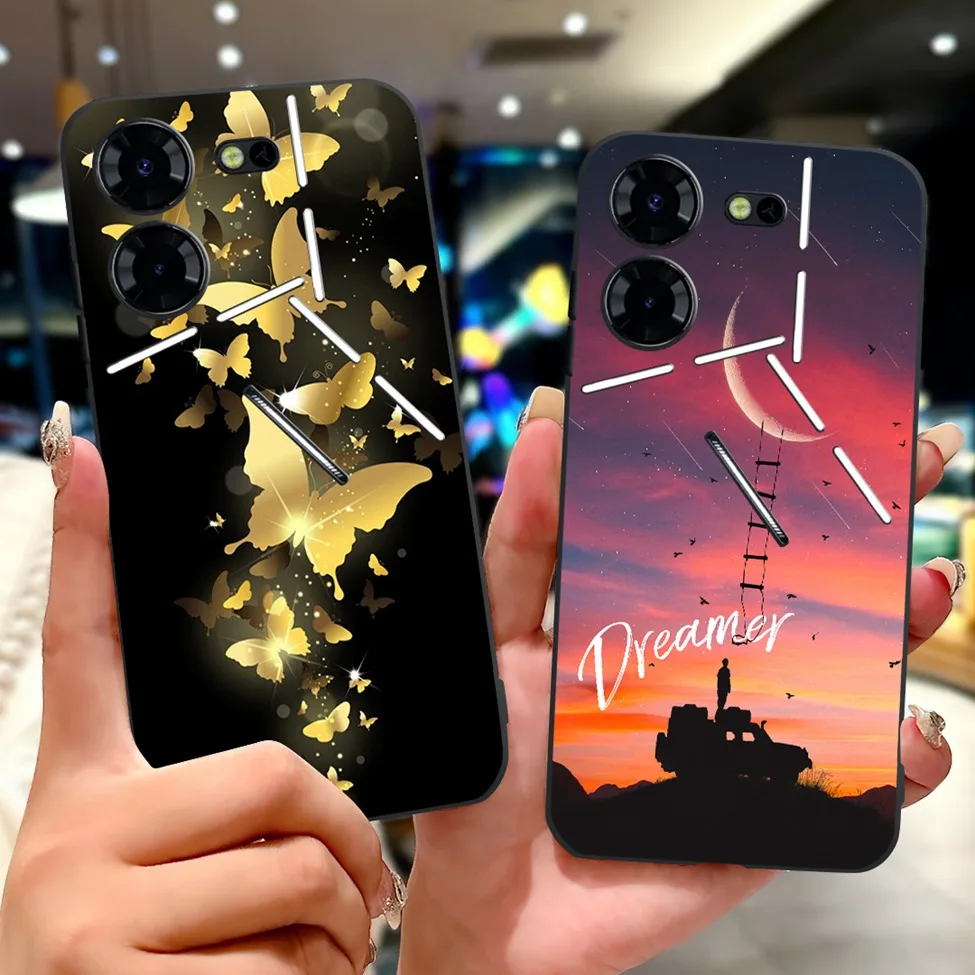 غطاء خلفي لهاتف Tecno Pova 5 Pro LH8n لهاتف Techno...