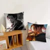 Attack On Titan Eren Yeager Anime Pillow Case Square Pillow Bedroom Sofa Leisure ComfortCushionLiving Room Home Decoration 40X40 6