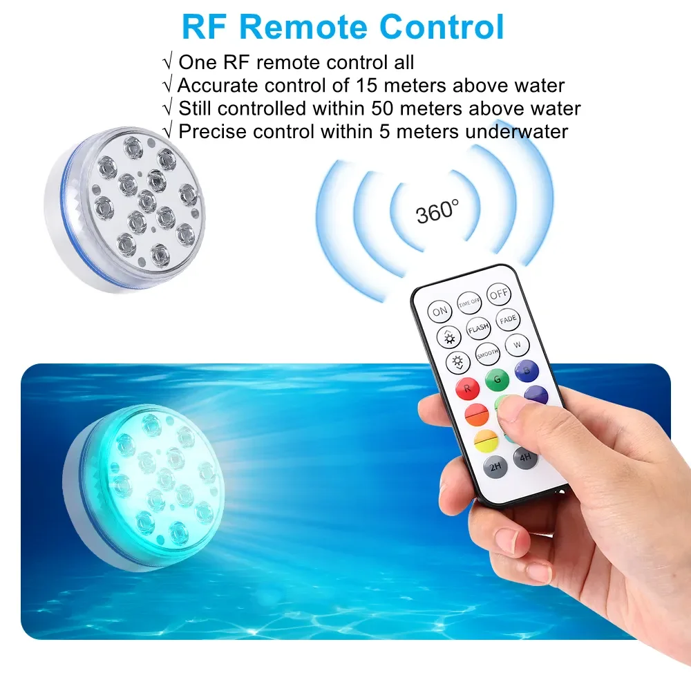 Colorful Submersible Led Pool Party Lights