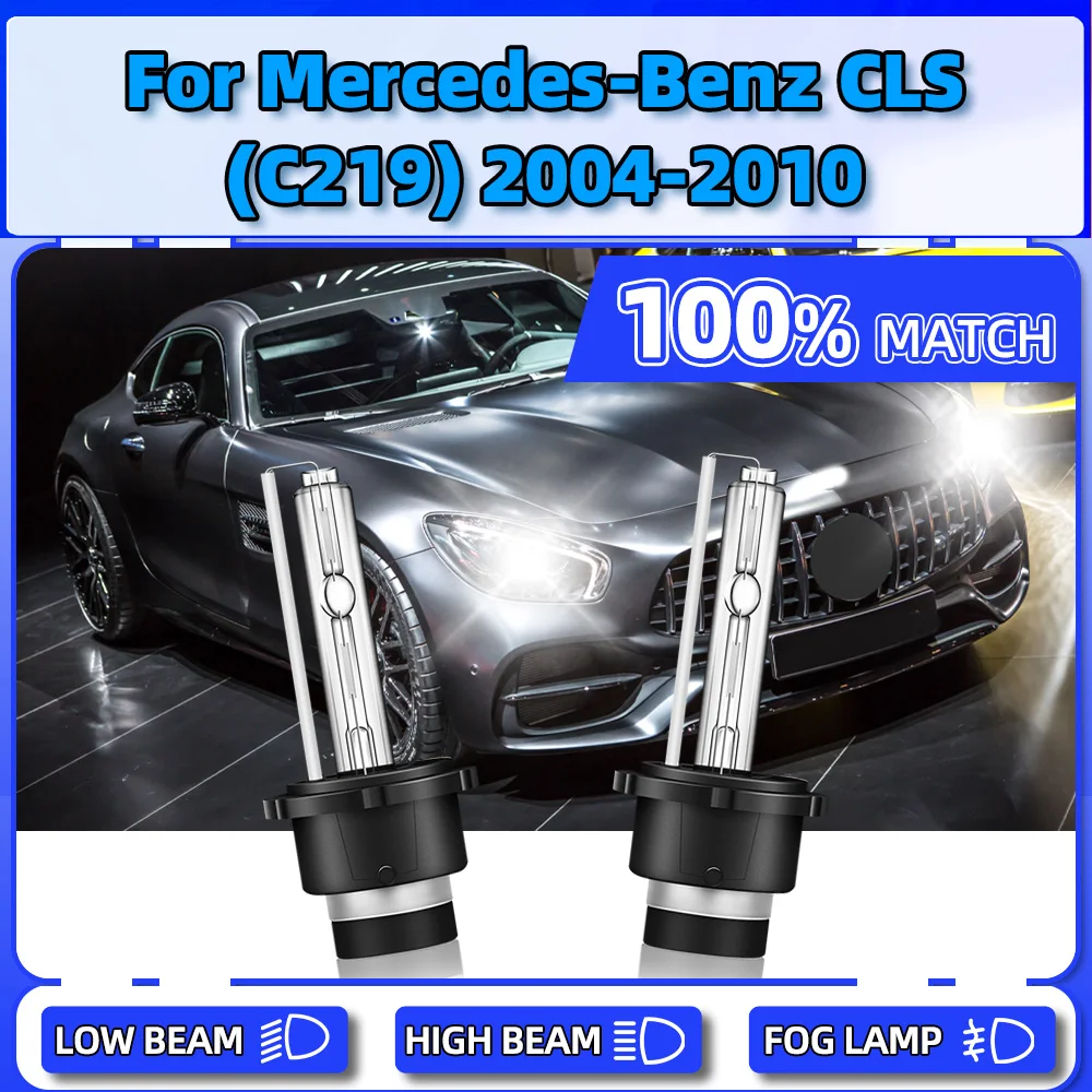 

2PCS 20000LM Car Xenon Headlight Bulbs 6000K White Auto Lights For Mercedes-Benz CLS (C219) 2004 2005 2006 2007 2008 2009 2010