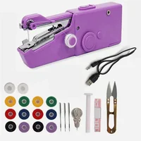 Handheld Mini Sewing Machine Mini Electric Sewing Machine New Plus Accessories Sewing Machine Set 2