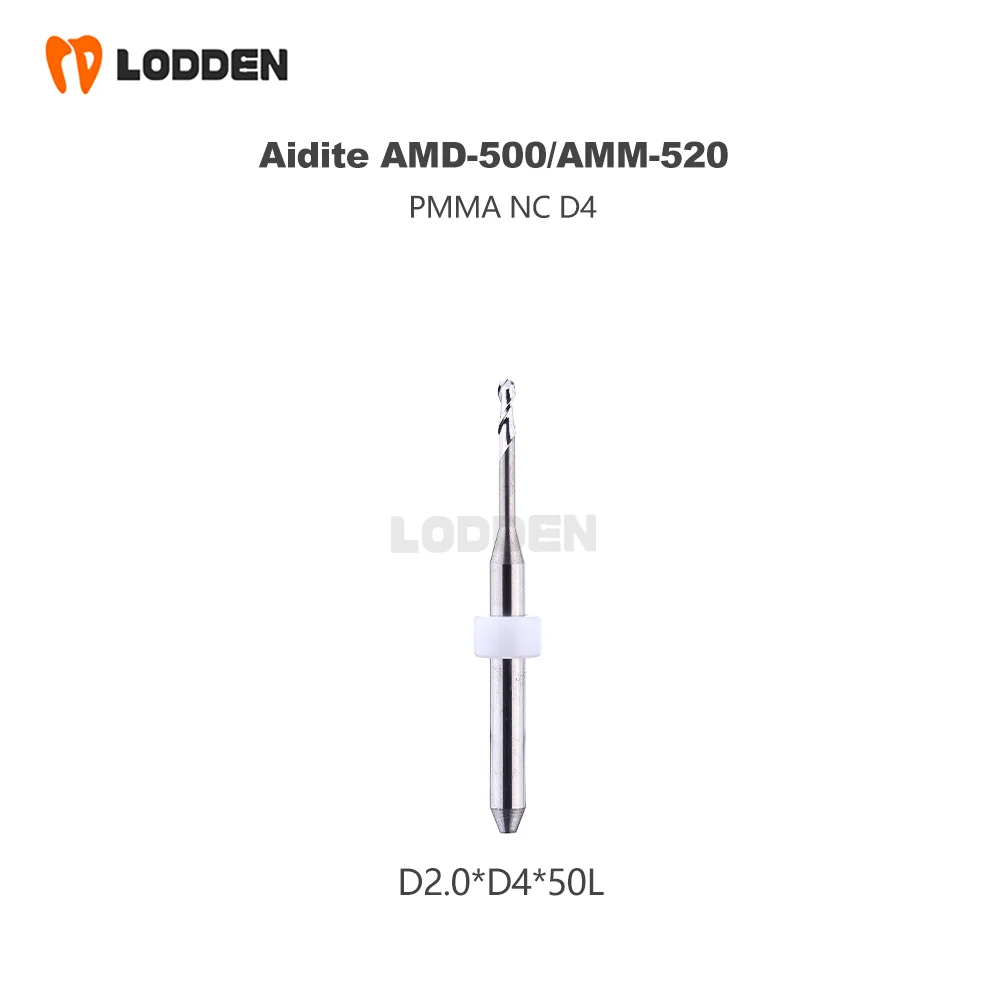 Aidite AMD-500 AMM-520 Dental Zirkon oxid PMMA Fräs bohrer D4 Zahnmedizin Labor materialien Flat End Schleif bohrer Diamant werkzeuge – Detail 11