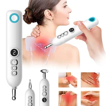 

Meridian Electric Massage Pen 5 in 1 Acupuncture Pen Muscle Circulation Massage Acupuncture Meridian Pain Relief Massage Tool