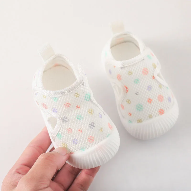 Description Picture 4 of itemMILANCEL New Summer Baby Sandal 6-30M Children's Mesh Shoes Girls Cute Printing Hollow Out Breathable Shoes