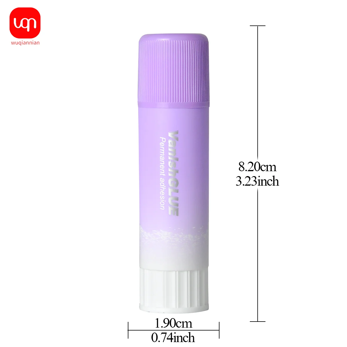 WQN-3/6/12PCS 크리 에이 티브 보라색 색상 변경 단단한 접착제 스틱 손 접착제 무독성 안전 학교 문구 용품 9g