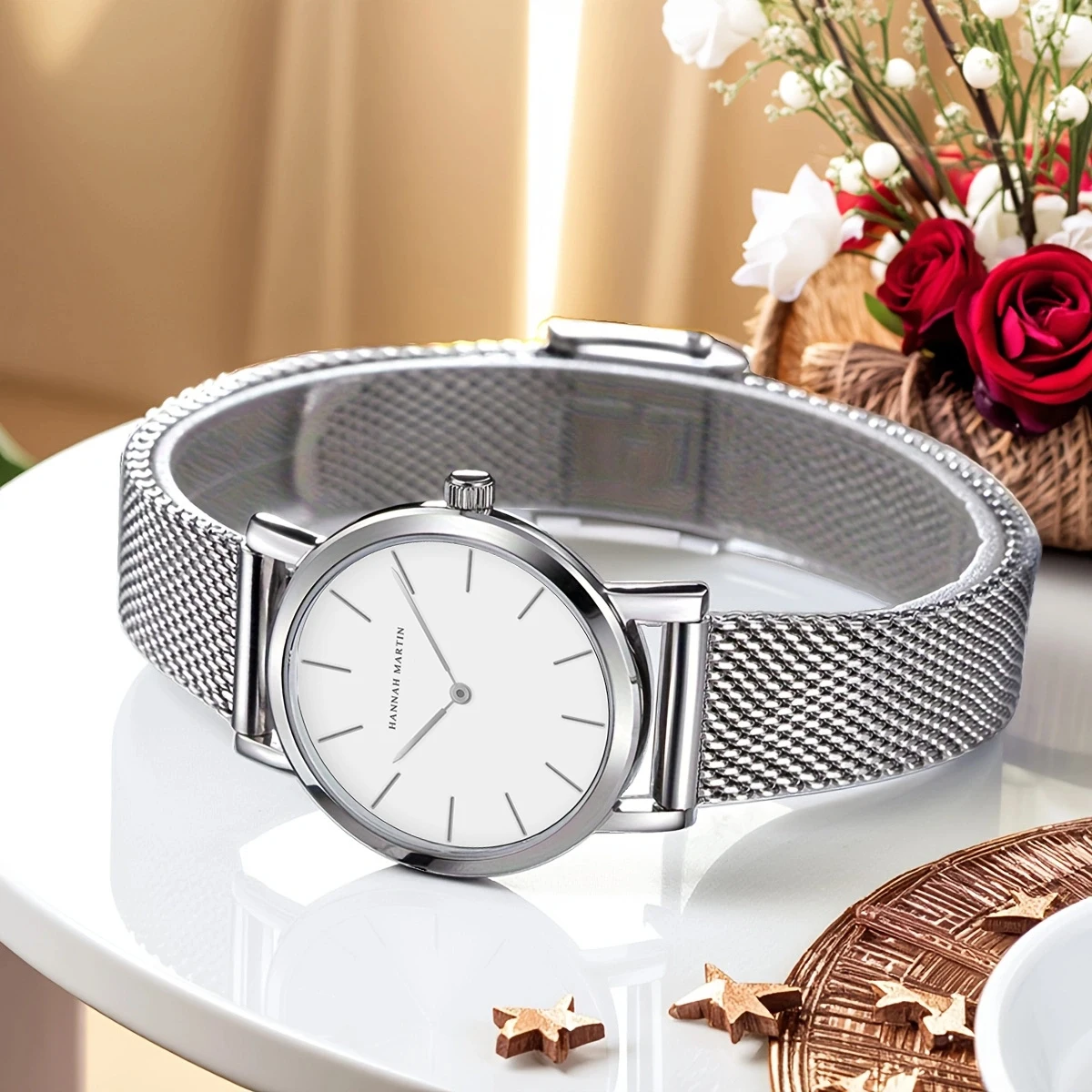 هانا مارتن العلامة التجارية الكلاسيكية المرأة ساعة...