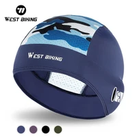 WEST BIKING Anti-UV Summer Cycling Caps MTB Road Bike Motorcycle Helmet Liner Ice Silk Breathable Sport Headwear Bicycle Hat 1