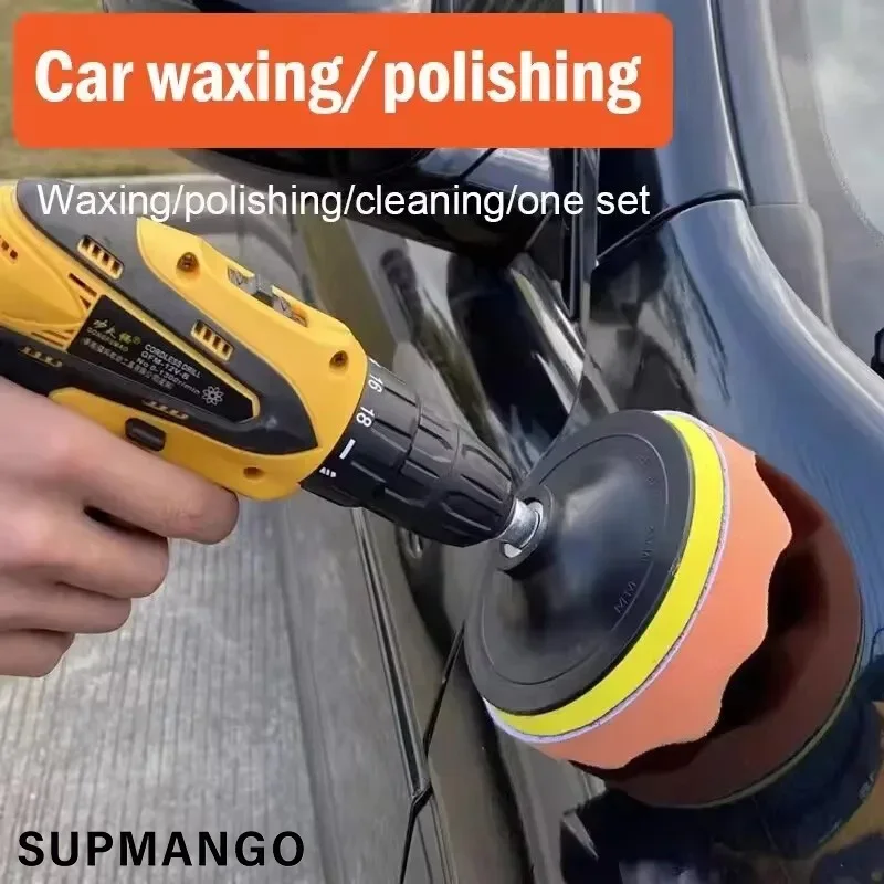3 Inch Car Polishing Kit Polish Pad Car Polishing Pad Abrasive Disc Sponge Foam Pads Polisher For Headlight Refurbish car polishing pad car polish pad polishing sponge set car polisher car polishing sponge polishing wheel disc polishing wheel kit car glass polishing kit
